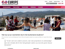 Tablet Screenshot of go-europe.nl